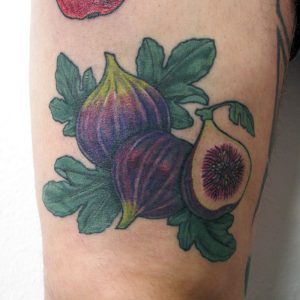Buntes Feigen Tattoo