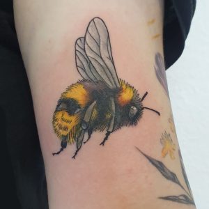 Buntes Hummel Tattoo