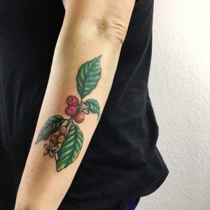 Kaffepflanzen Tattoo