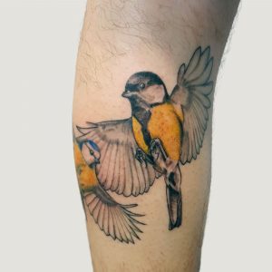 Kohlmeisen Tattoo