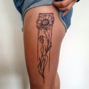 Blumen Tattoo
