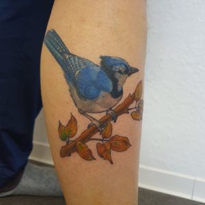 Bunte Vogel Tattoo