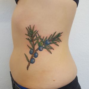 buntes Wacholder Tattoo